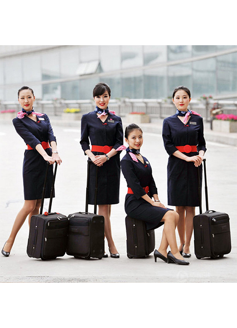 东航空姐制服职业女装连衣裙
