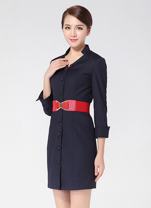 东航空姐制服职业女装连衣裙