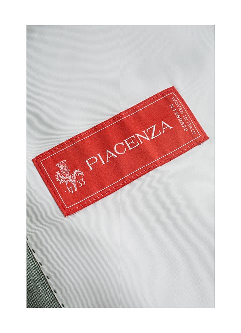 绿色格纹Piacenza套西
